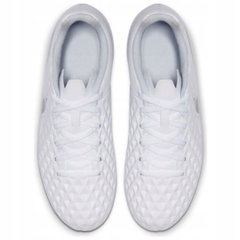 Nike Tiempo Legend 8 Club FG / MG Jr AT5881-100 fotbollsskor mångfärgad vit 2