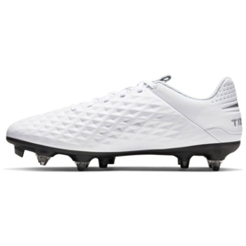 Nike Tiempo Legend 8 Academy SG-Pro Anticlog Traction M AT6014-100 fotbollsskor vit vit 1