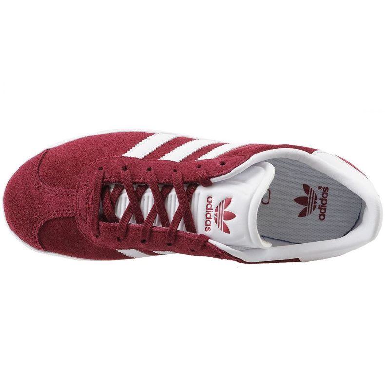 Adidas Gazelle Jr CQ2874 röda skor vit 2