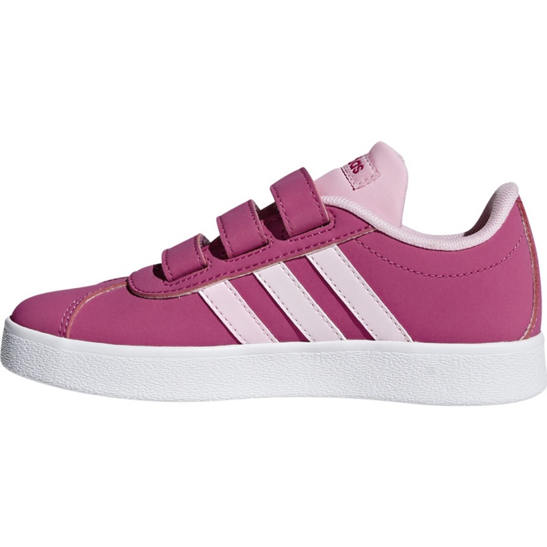 Adidas Vl Court 2.0 Cmf C rosa skor Jr F36394 2