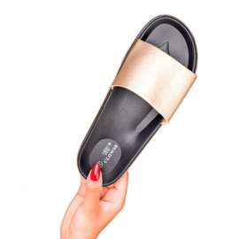 Clowse Golden Dam Tofflor gyllene 2