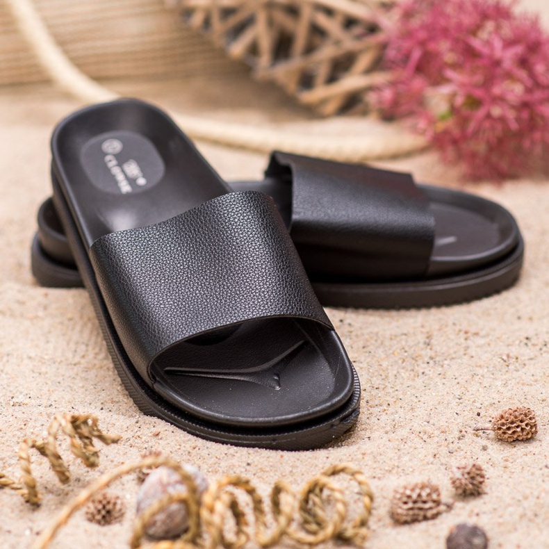 Clowse Svarta damtofflor 2