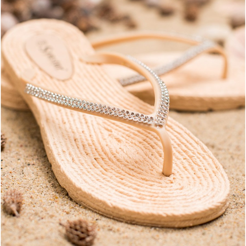 Seastar Flip-flops Med Cubic Zirconia brun 1