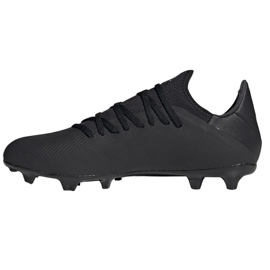 Adidas X 19.3 Fg M F35381 fotbollsskor svart svart 1