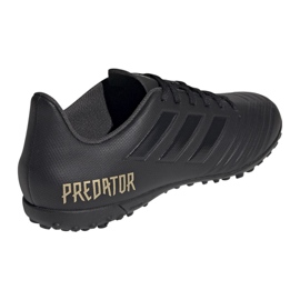 Adidas Predator 19.4 Tf F35635 fotbollsskor svart svart 2