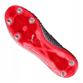 Puma Future 4.1 Netfit Mx Sg M 105676-01 fotbollsskor röd grå 2