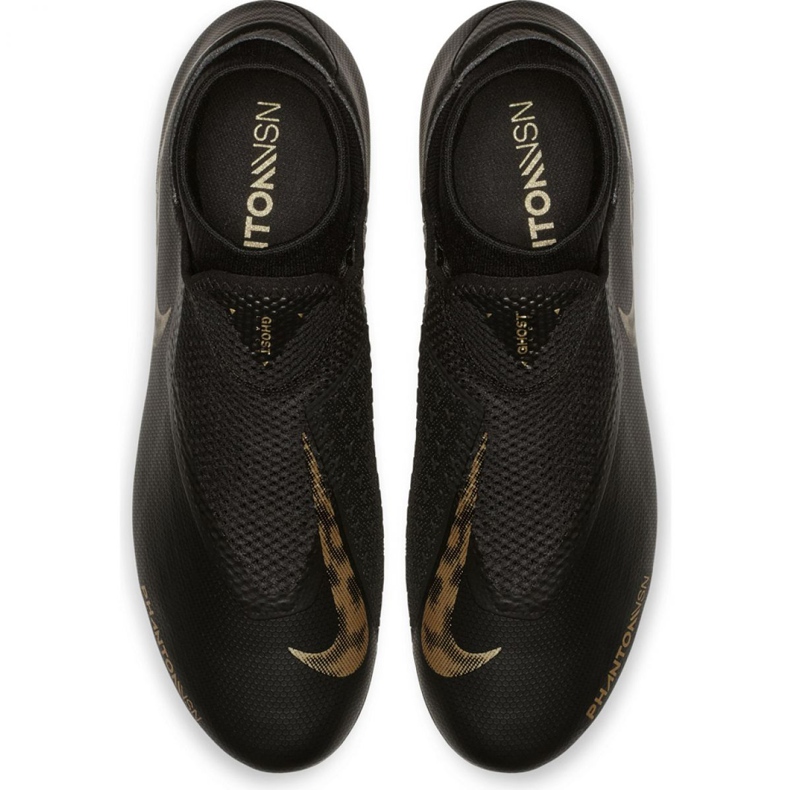 Nike Phantom Vsn Academy Df FG / MG M AO3258-077 fotbollsskor svart svart 1