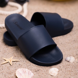 Seastar Marinblå tofflor 1