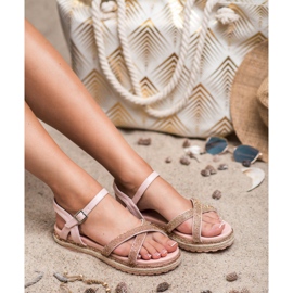 SHELOVET Rosa damsandaler 1