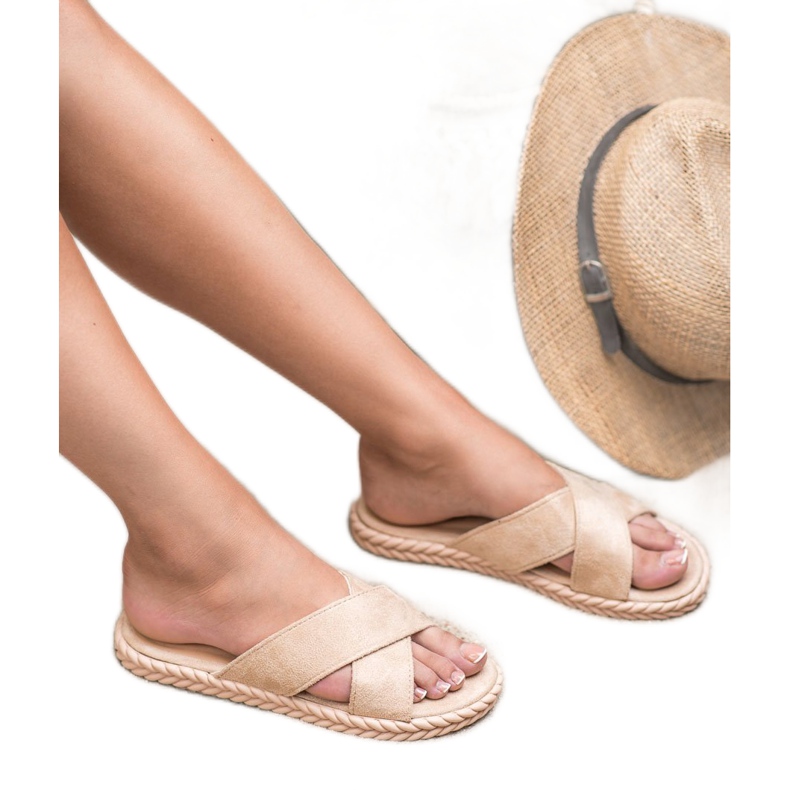 SHELOVET Mocka tofflor brun 1