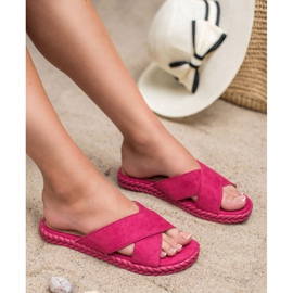 SHELOVET Mocka tofflor violett 1