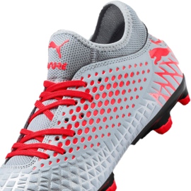 Fotbollsskor Puma Future 4.4 Fg / Ag M 105613-01 mångfärgad grå 2