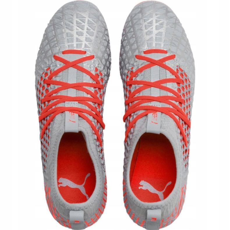 Puma Future 4.3 Netfit Fg Ag M 105612 01 fotbollsskor mångfärgad grå 1