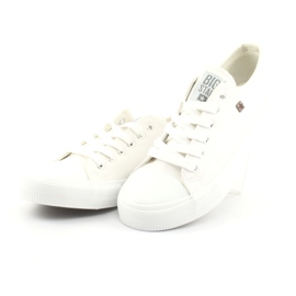 Big star 274869 sneakers med snörning vit 3