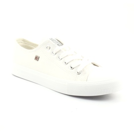 Big star 274869 sneakers med snörning vit 1