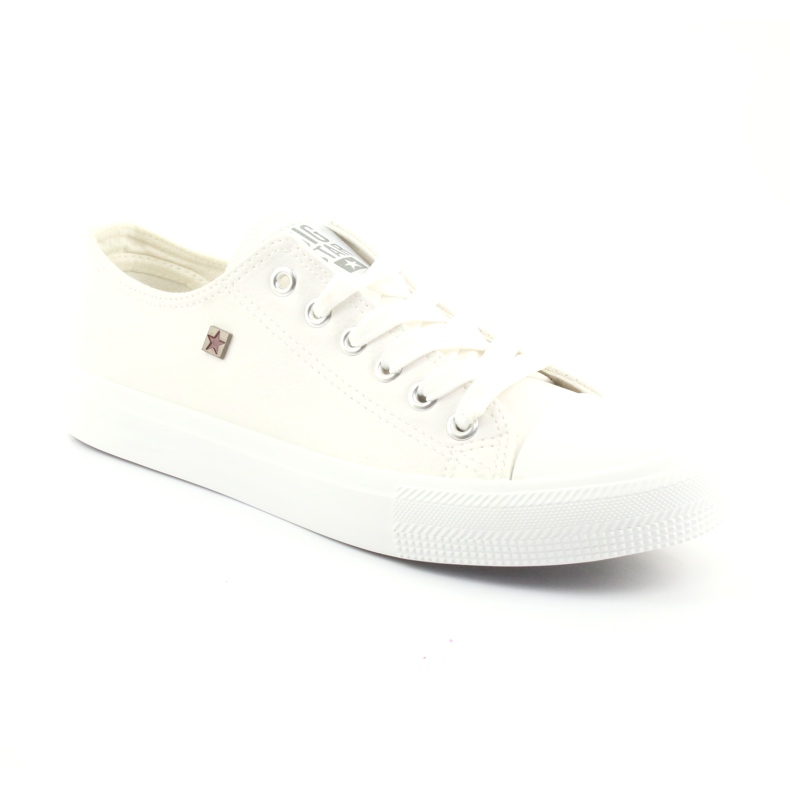 Big star 274869 sneakers med snörning vit 1