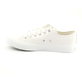 Big star 274869 sneakers med snörning vit 2