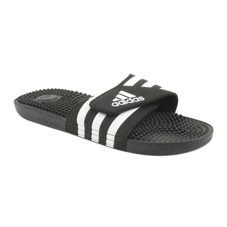 Adidas Adissage M F35580 kardborre flip-flops vit svart 1