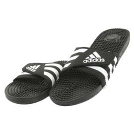 Adidas Adissage M F35580 kardborre flip-flops vit svart 2