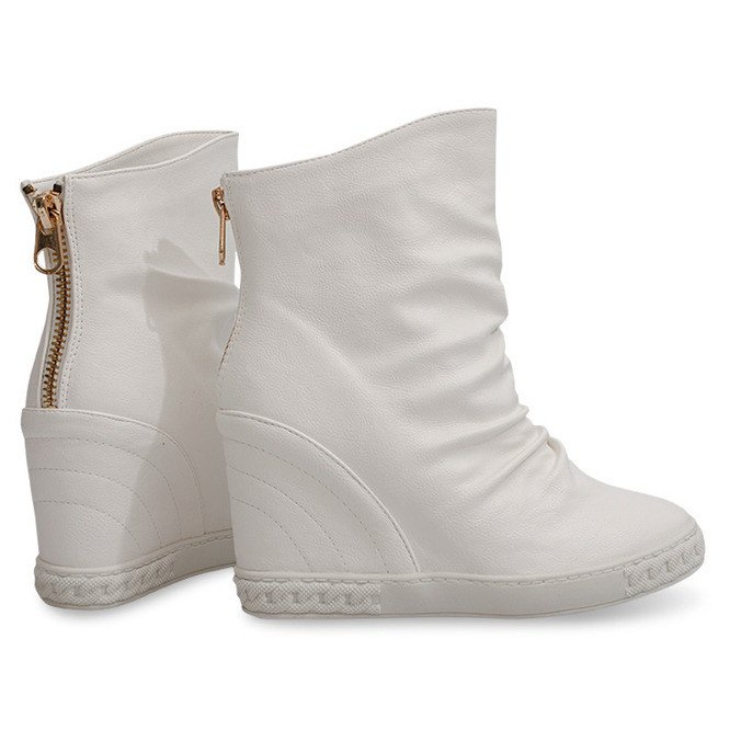 Sneakers Sneakers On Wedge Boots Ovye 397 Vit 1