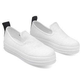 Love Slip On SK74 White Slip-On Sneakers vit 1