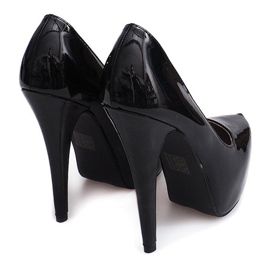 Lackerade stift på LE107 Black -plattformen svart 1