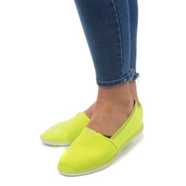 Lycra PT7205 Yellow Slip-On Sneakers gul 1