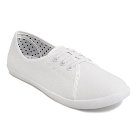 Tied Sneakers Slip On BE43 Vit 2