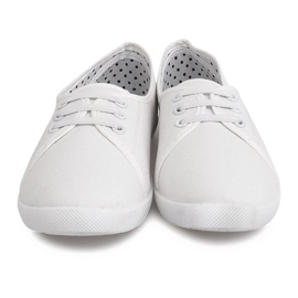 Tied Sneakers Slip On BE43 Vit 1