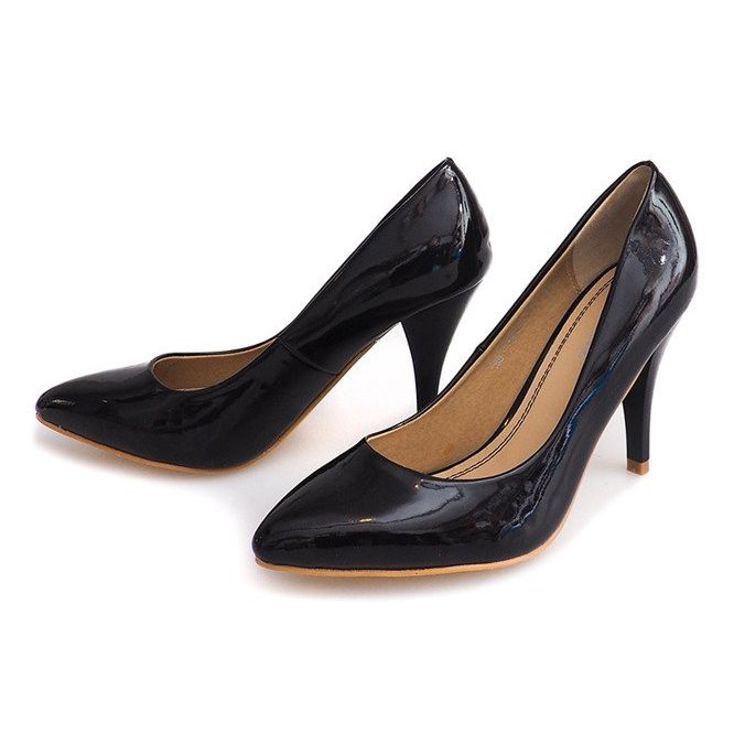 Lackerade dubbar CB-10758-5 Svart 1