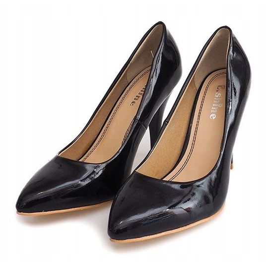 Lackerade dubbar CB-10758-5 Svart 2