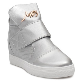 Höga sneakers 5322 Silver grå 1