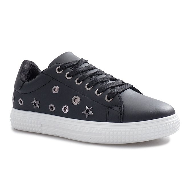 Svarta sneakers stjärnor Toulouse 1