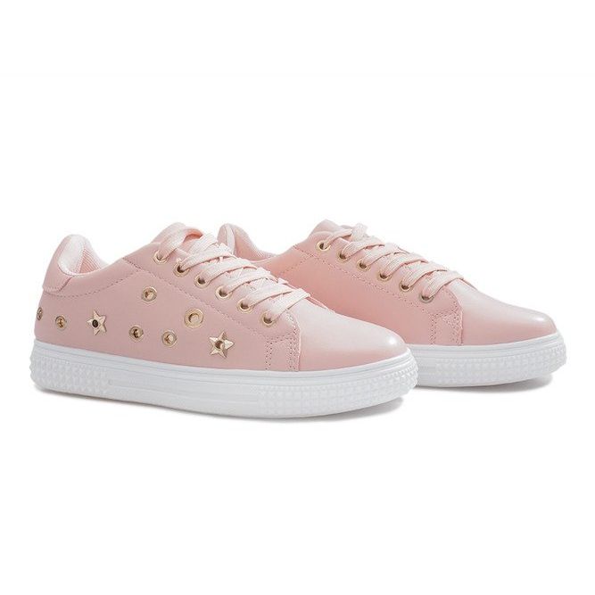Rosa sneakers stjärnor Toulouse 1