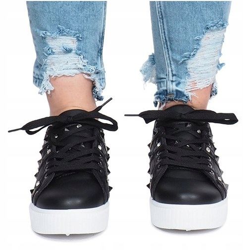 Svarta sneakers Montpellier dubbar 1