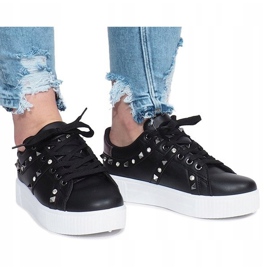 Svarta sneakers Montpellier dubbar 2