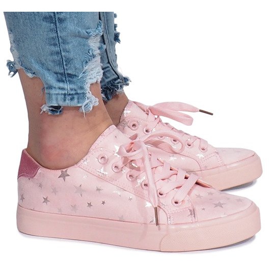 Rosa sneakers från Brittany stars 1
