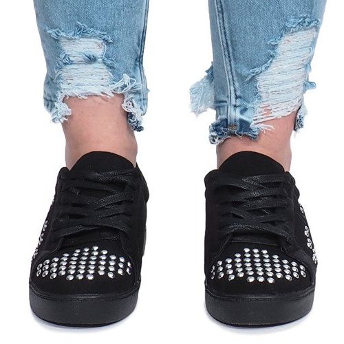 Svarta sneakers från Angers stars 1