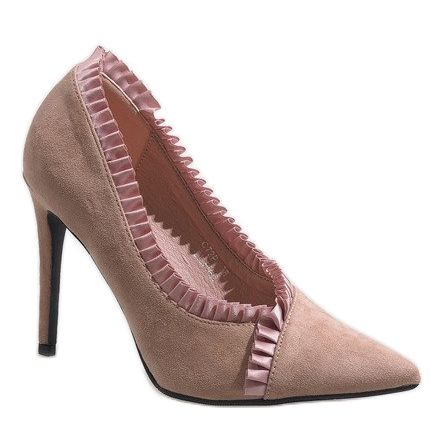 Rosa klassiska klackar C72P 1