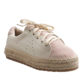 Rosa LX-07 snörade espadriller 1