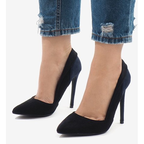 Svarta klassiska mocka klackar 95299-35 1