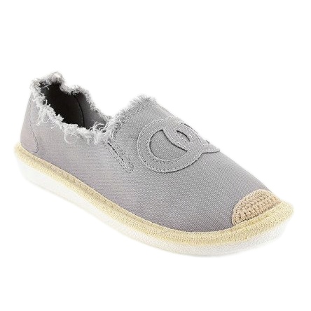 Grå slip-on espadriller NB273P-3 1
