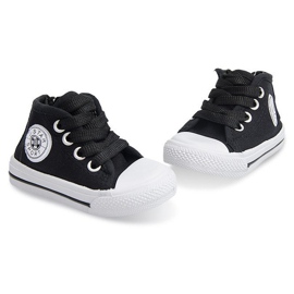 High Children's Sneakers Y1309 Svart 1