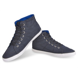 High Casual 033 svarta sneakers 1