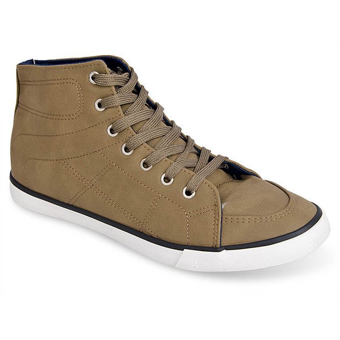 High Casual 033 Khaki Sneakers grön 1