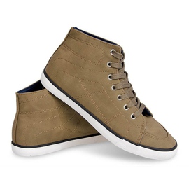 High Casual 033 Khaki Sneakers grön 2