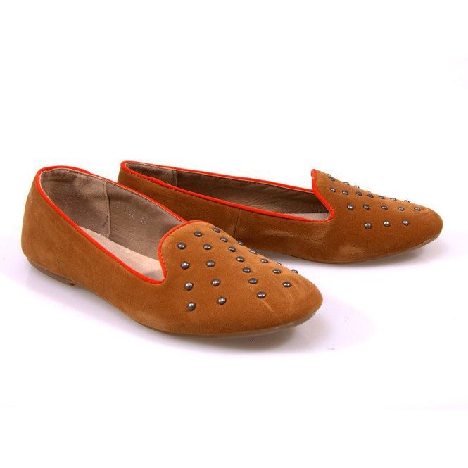 Studded Lords 957 Camel brun 1