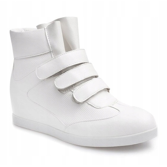 Trendiga Wedge Sneakers JT3 Vit 1