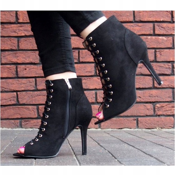 Stövlar / öppna stövlar Laila 5003 Svart 2