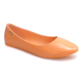 Lackerade ballerinor 11037 Orange 1